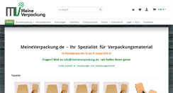 Desktop Screenshot of meineverpackung.de